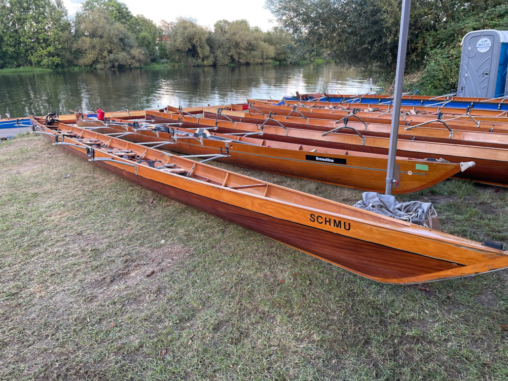 Unser Boot "Schmu" beim Einlagerennen.